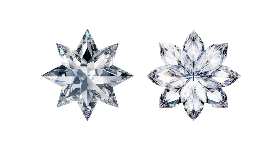 What Are the Different Variations of Flower Cut Diamond Designs?