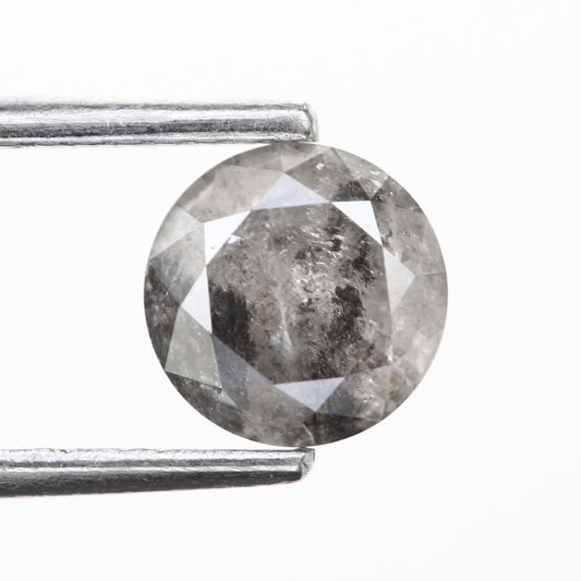0.87 Ct. Round Brilliant Cut Fancy Gray Color Natural Diamond 6.10 mm