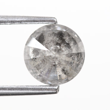 0.87 Ct. Round Brilliant Cut Fancy Gray Color Natural Diamond 6.10 mm