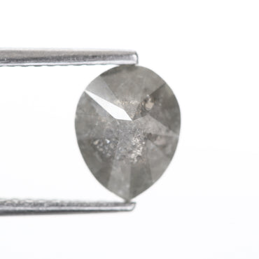 1.47 Ct. Pear Full Cut Fancy Gray Color Natural Diamond 8.40 mm