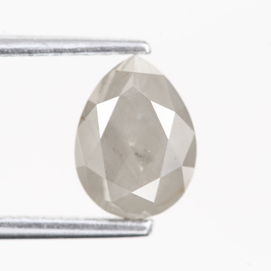 1.68 Ct. Pear full Cut Fancy Iced White Color Natural Diamond 7.89 mm