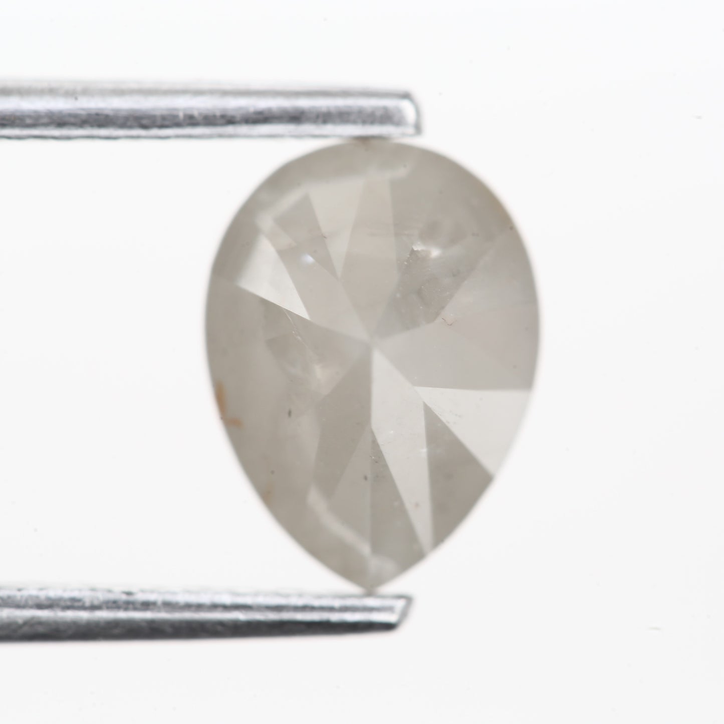 1.68 Ct. Pear full Cut Fancy Iced White Color Natural Diamond 7.89 mm