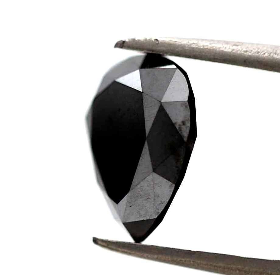 1.94 ct Black Diamond Fancy Black Color Loose for Ring