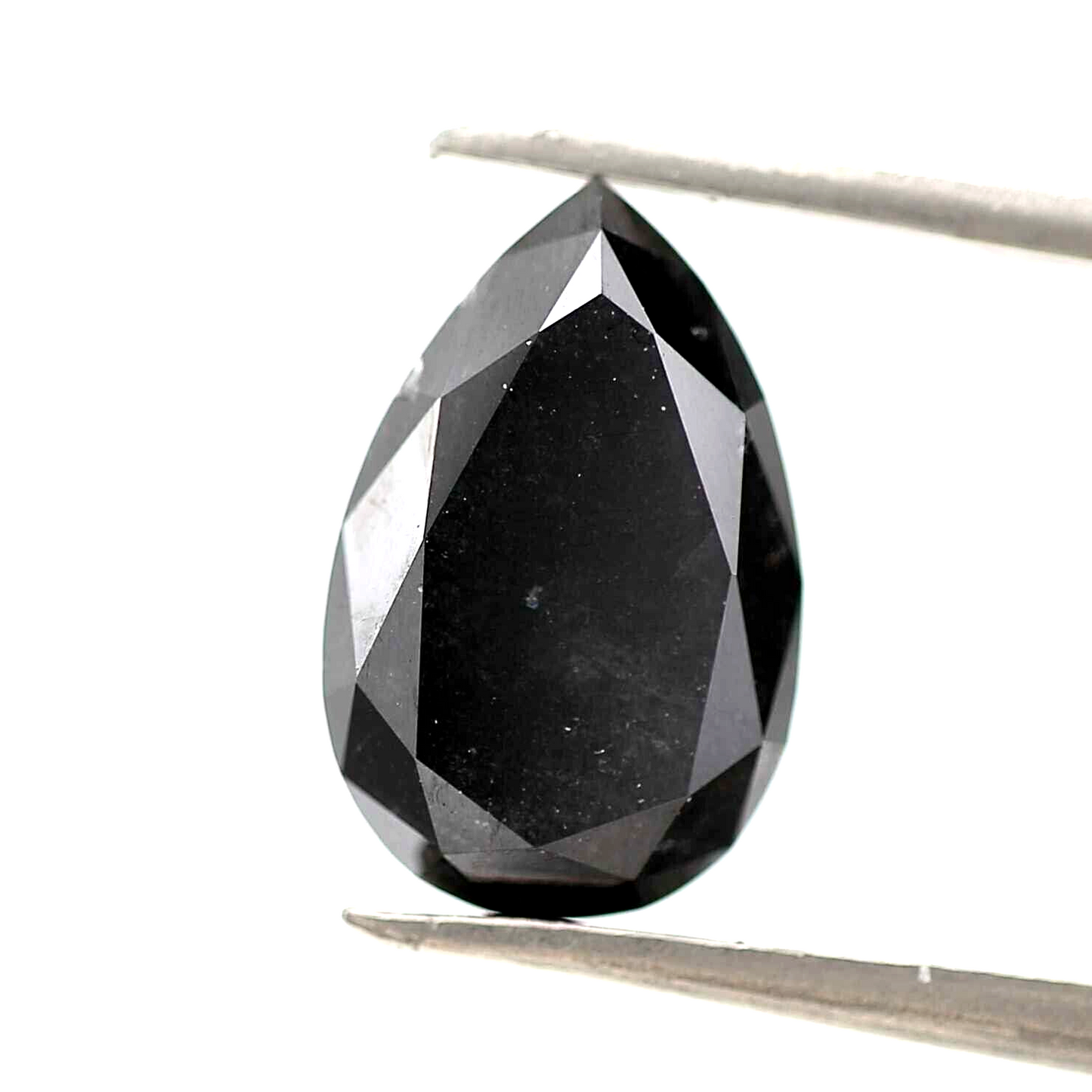 2.81 ct Natural Black Pear Shape Loose Diamond