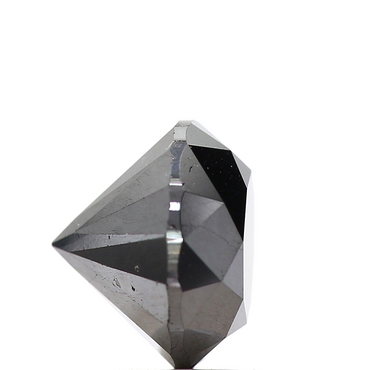 2.91 ct Round Shape Fancy Black Brilliant Cut Loose Diamond