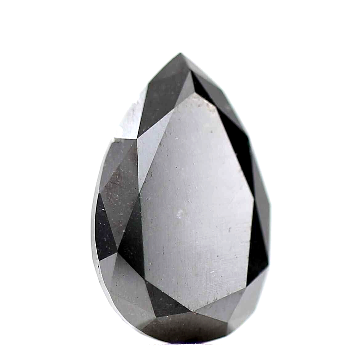 2.81 ct Natural Black Pear Shape Loose Diamond