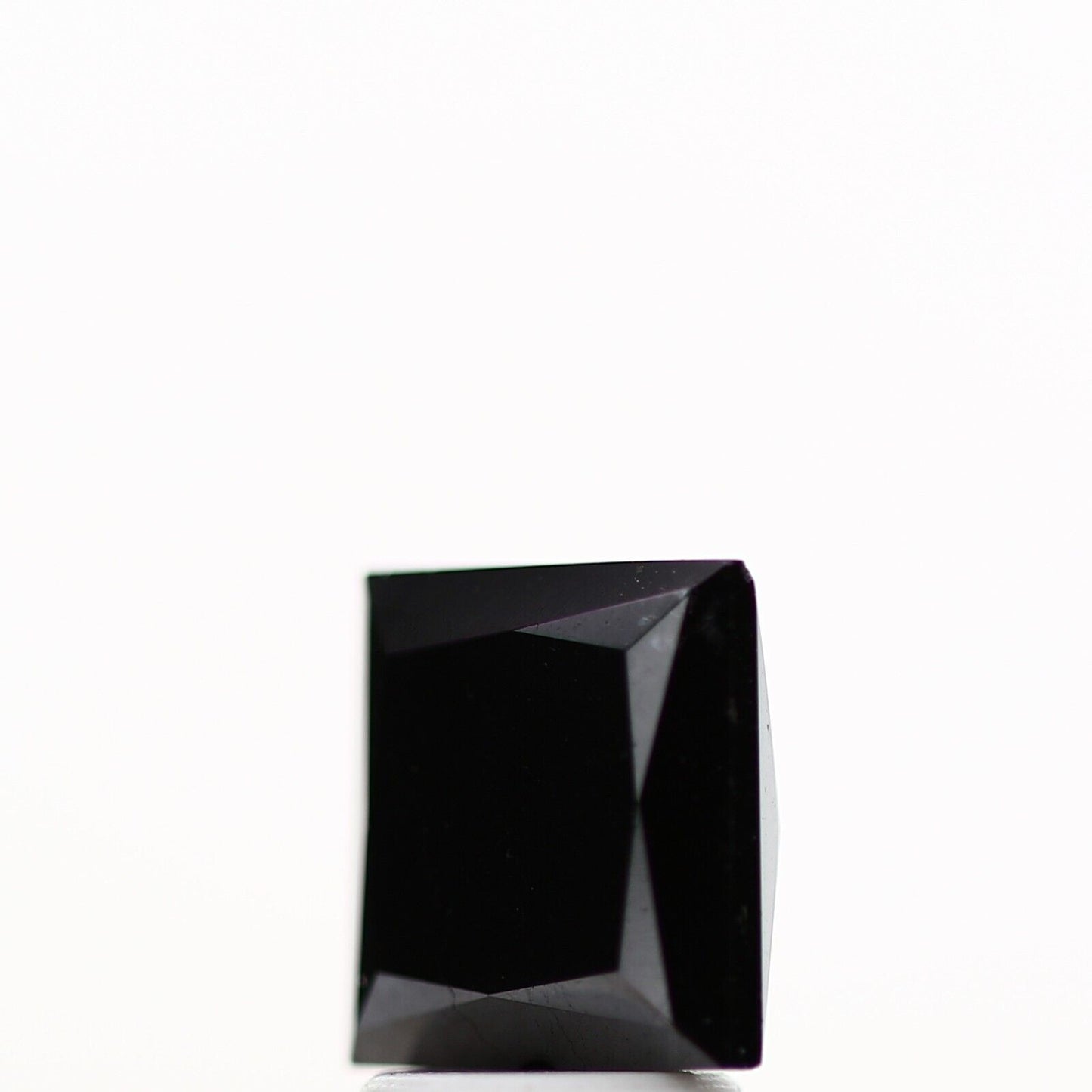 3.10 ct Princess Cut Black Loose Diamond for Ring