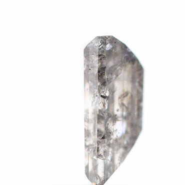 salt and pepper diamond ! 0.80 Ct 6.90 x 3.92 x 2.85 MM natural gray baguette loose diamond for engagement ring for her