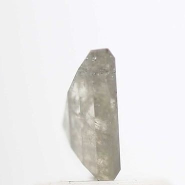 salt and pepper diamond ! 0.72 Ct 7.86 x 6.64 x 2.31 MM natural gray shield loose diamond for engagement ring for her