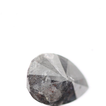 Salt and Pepper Diamond Fancy Gray Color 3.88 CT 12.50 x 8.30 x 5.30 MM Pear Cut Diamond! Natural Loose Diamond ! Christmas Gift for Her
