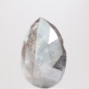 Salt and Pepper Diamond Fancy Gray Color 1.72 CT 9.90 x 6.80 x 3.31 MM Pear Cut Diamond! Natural Loose Diamond ! Christmas Gift for Her