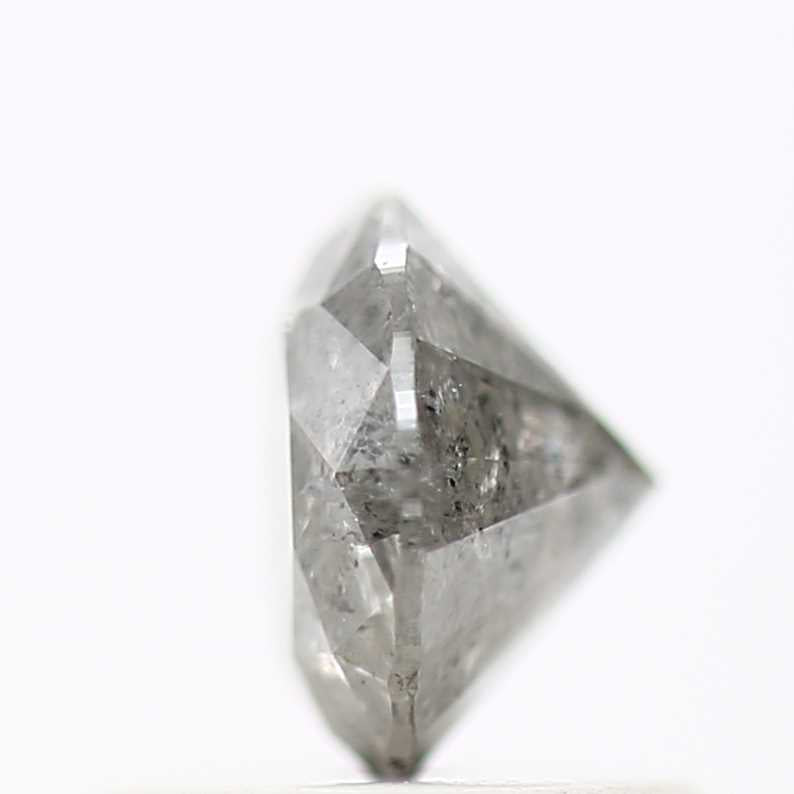 0.71 Carat Salt and Pepper Diamond Round Brilliant Cut Natural Loose Diamond