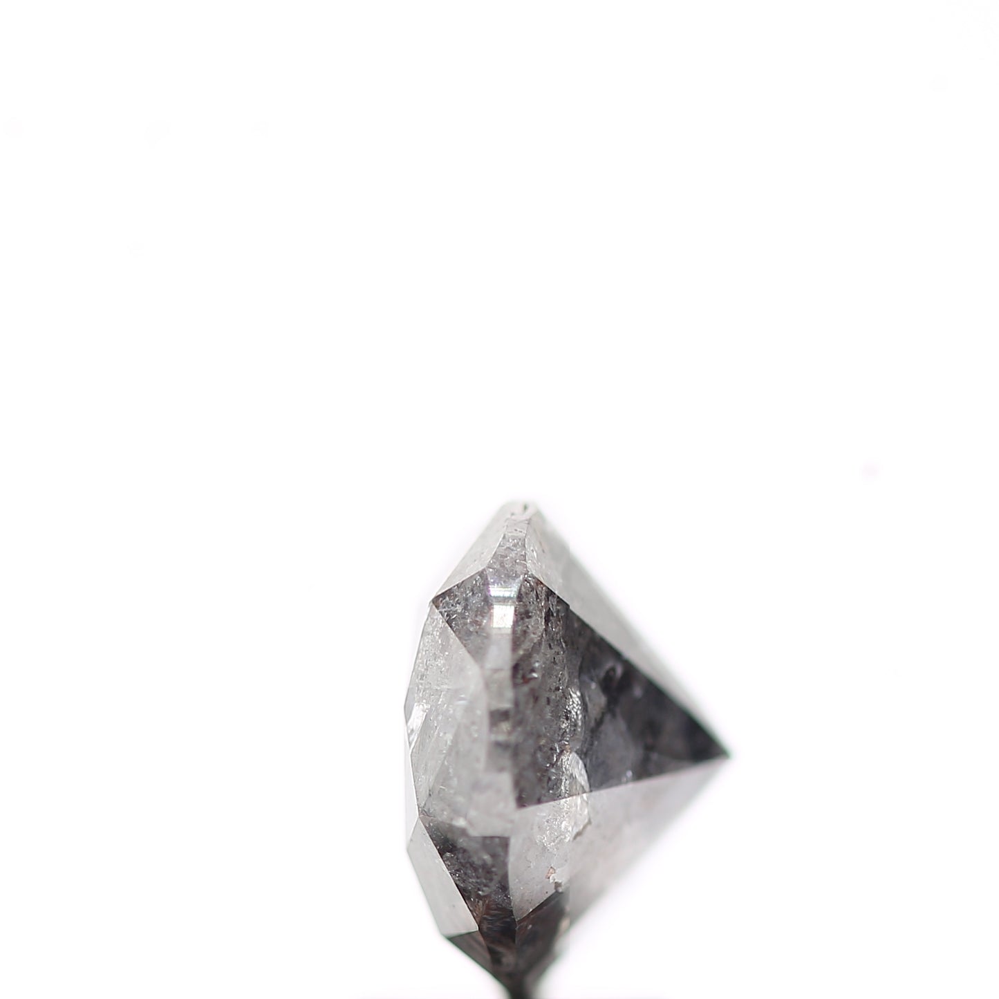 Salt and Pepper Diamond Fancy Gray Color 3.88 CT 12.50 x 8.30 x 5.30 MM Pear Cut Diamond! Natural Loose Diamond ! Christmas Gift for Her