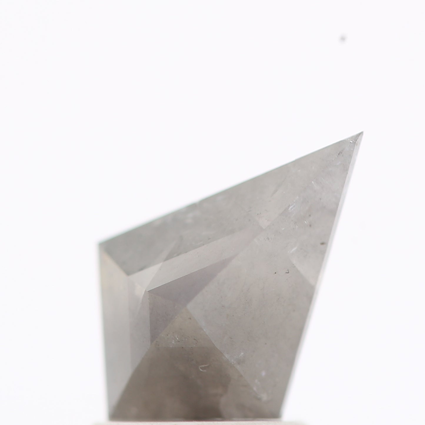 salt and pepper diamond ! 1.19 Ct 10.20 x 6.68 x 3.60 MM natural gray shield loose diamond for engagement ring for her