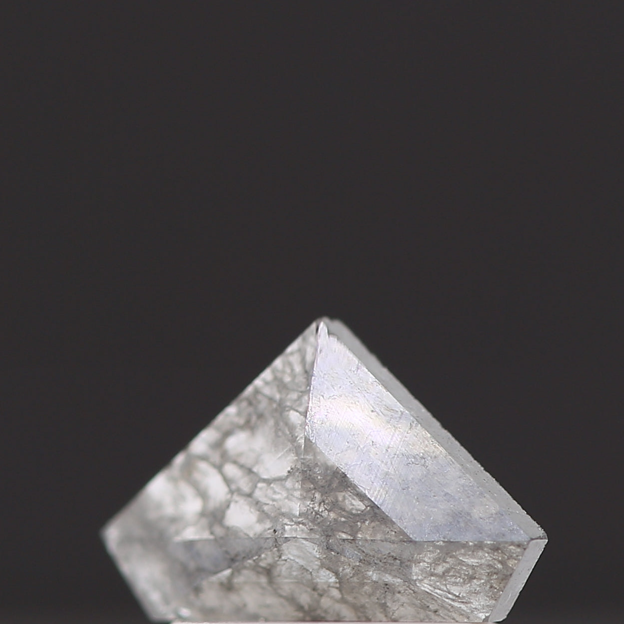 salt and pepper diamond ! 0.49 Ct 7.90 x 5.10 x 1.80 MM natural gray kite loose diamond for engagement ring for her
