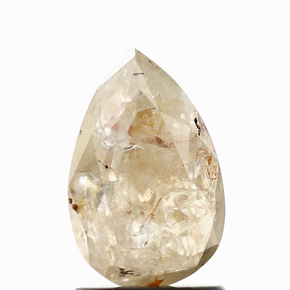 Salt and Pepper Diamond Fancy Brown Color 1.14 CT 9.01 x 5.86 x 3.65 MM Pear Cut Diamond! Natural Loose Diamond ! Christmas Gift for Her