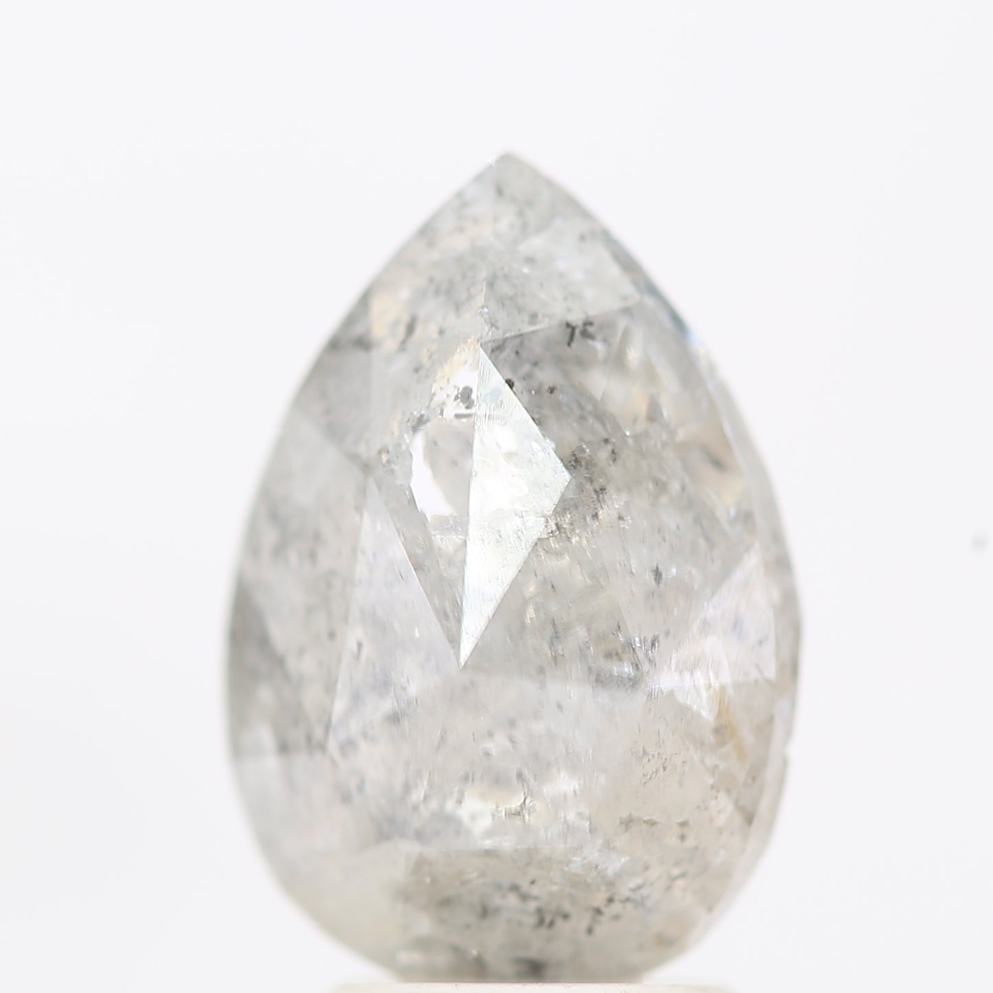 Salt and Pepper Diamond Fancy Gray Color 3.45 CT 11.60 x 8.00 x 4.70 MM Pear Cut Diamond! Natural Loose Diamond ! Christmas Gift for Her