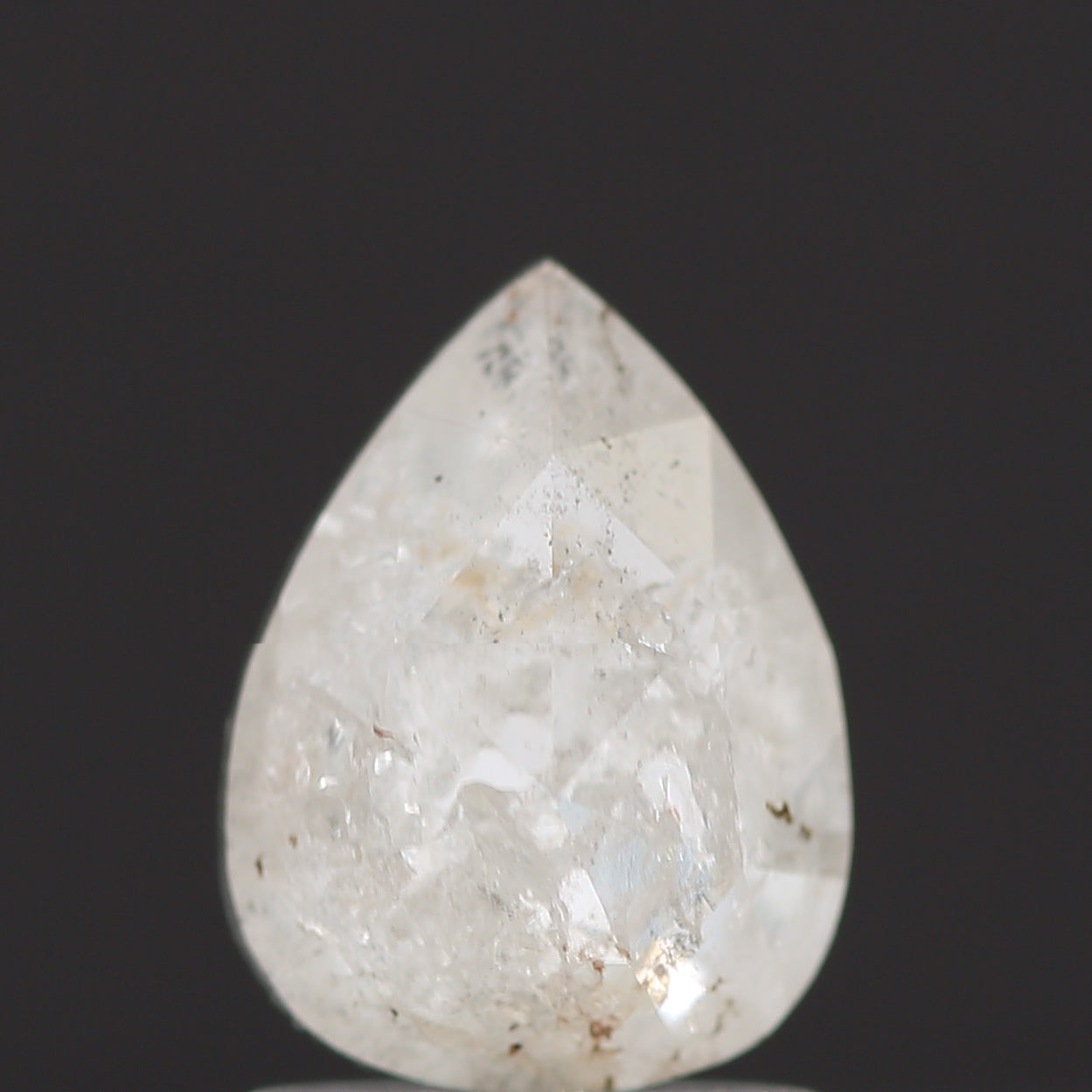 Salt and Pepper Diamond Fancy Gray Color 1.28 CT 8.00 x 6.00 x 3.40 MM Pear Cut Diamond! Natural Loose Diamond ! Christmas Gift for Her