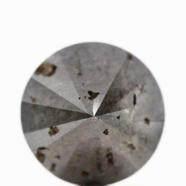 1.91 Carat Fancy Gray Round Brilliant Cut Natural Loose Diamond