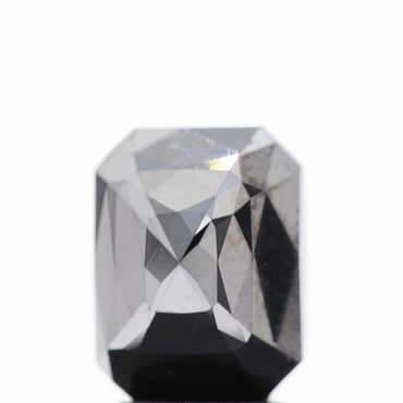 3.18 Ct Natural Black Emerald Single Rose Cut Loose Diamond for Jewelery