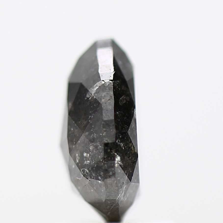 Salt and Pepper Diamond Fancy Gray Color 1.91 CT 8.60 x 6.75 x 3.60 MM Pear Cut Diamond! Natural Loose Diamond ! Christmas Gift for Her