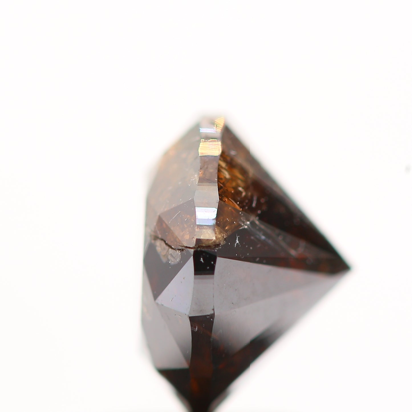 2.48 Carat Fancy Dark Brown Round Cut Natural Loose Diamond