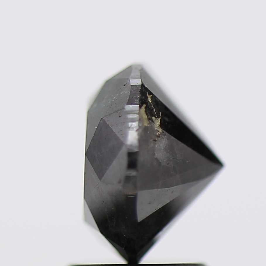 2.30 Carat Fancy Black Round Shape Brilliant Cut Natural Loose Diamond