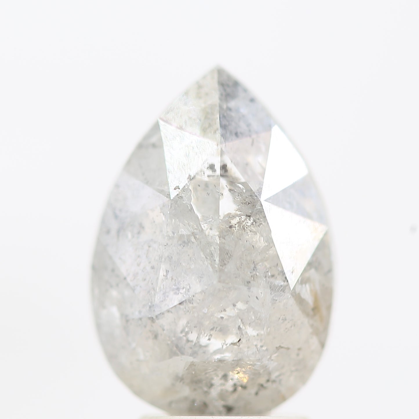 Salt and Pepper Diamond Fancy Gray Color 3.45 CT 11.60 x 8.00 x 4.70 MM Pear Cut Diamond! Natural Loose Diamond ! Christmas Gift for Her