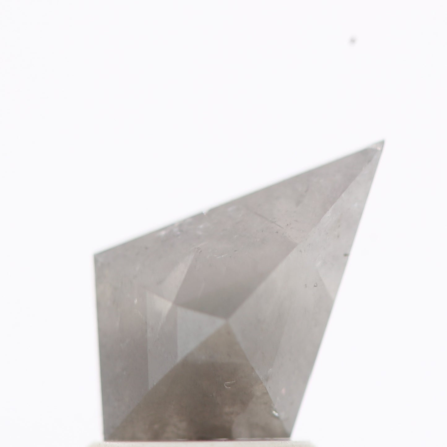 salt and pepper diamond ! 1.19 Ct 10.20 x 6.68 x 3.60 MM natural gray shield loose diamond for engagement ring for her