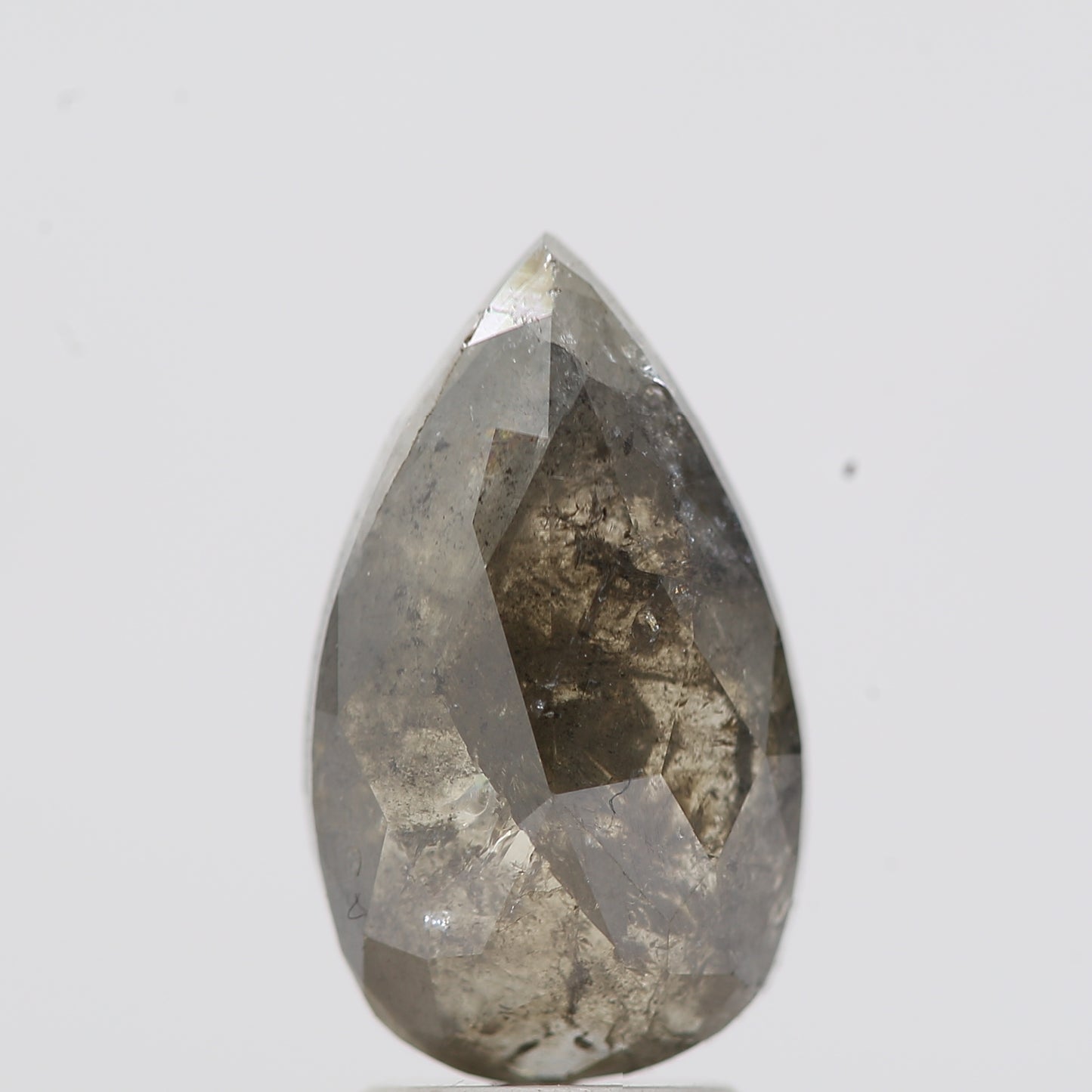 Salt and Pepper Diamond Fancy Gray Color 3.25 CT 12.60 x 7.50 x 3.80 MM Pear Cut Diamond! Natural Loose Diamond ! Christmas Gift for Her