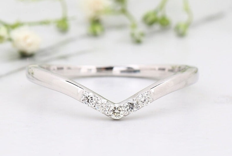 Unique Hexagone Salt and Pepper Engagement Ring, Zoe Setting, 14K White Gold With Ring Set, Anniversary Gift ! Gift For Her