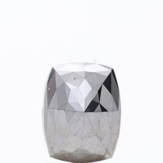 2.15 Ct Natural Black Cushion Single Cut Loose Diamond for Jewelery