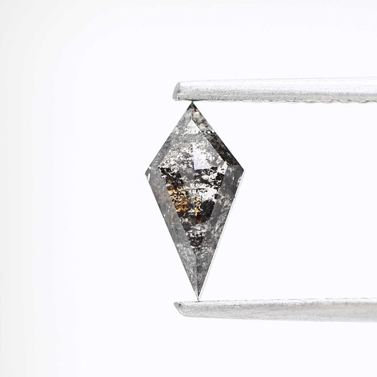 Salt and Pepper Diamond ! Fancy Gray Color Kite Diamond for Engagement Ring ! Natural Loose Diamond ! 0.49 Carat Unique Rare Diamond For Her