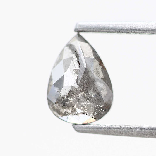 Salt and Pepper Diamond Fancy Gray Color 0.73 CT 7.64 x 5.56 x 2.08 MM Pear Cut Diamond! Natural Loose Diamond ! Christmas Gift for Her