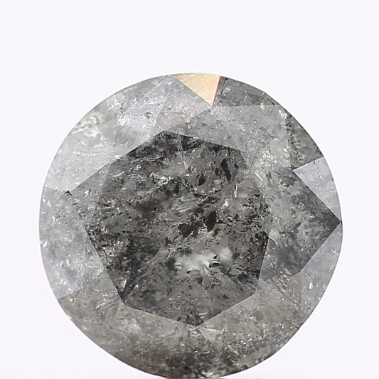 1.18 Carat Fancy Gray Round Shape Brilliant Cut Natural Loose Diamond
