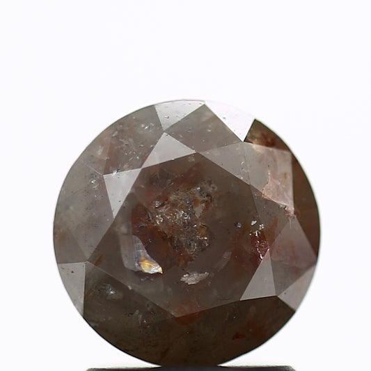 1.52 Carat Gray Fancy Round Brilliant Cut Natural Loose Diamond