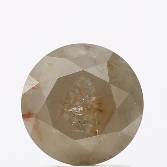 1.56 Carat Fancy Brown Round Shape Brilliant Cut Natural Loose Diamond