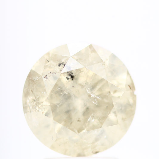 2.50 Carat Fancy Round Shape Brilliant Cut Natural Loose Diamond