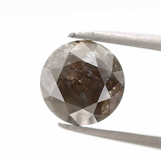 1.21 Carat Fancy Brown Round Brilliant Cut Natural Loose Diamond