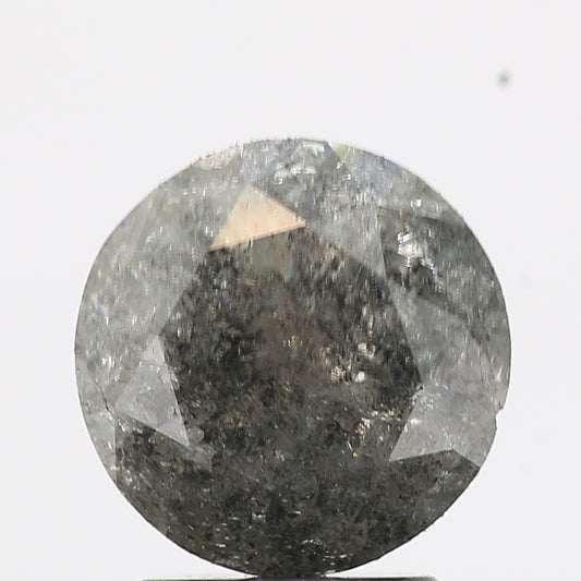 1.80 Carat Gray Round Brilliant Cut Natural Loose Diamond