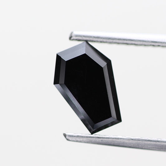 Coffin Shape Fancy Black Natural Loose Diamond SOUTH AFRICA USA