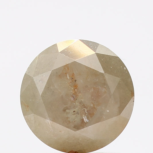 1.58 Carat Fancy Brown Rustic Round Brilliant Cut Natural Loose Diamond