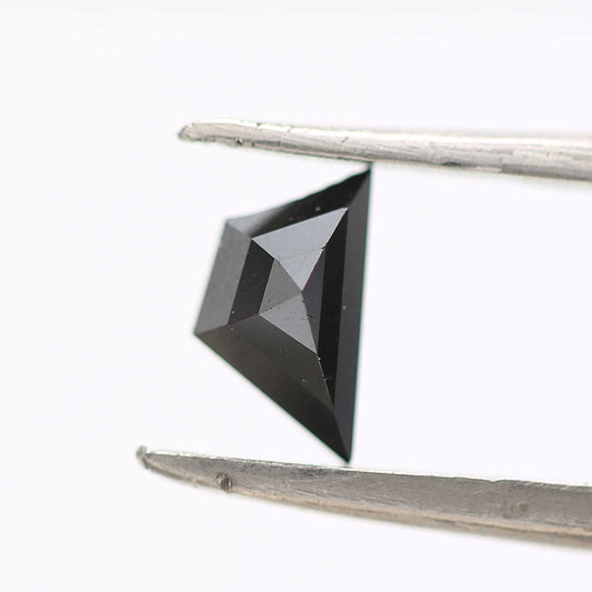 0.53 ct Natural Black Trapozoid Loose Diamond for Jewelry