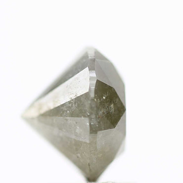 2.77 Carat Fancy Gray Rustic Round Shape Brilliant Cut Natural Loose Diamond