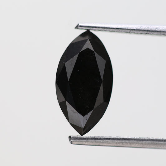 Marquise Diamond Fancy Black Natural Loose Diamond Ring Bracelet