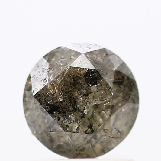 0.97 Carat Fancy Gray Round Shape Brilliant Cut Natural Loose Diamond