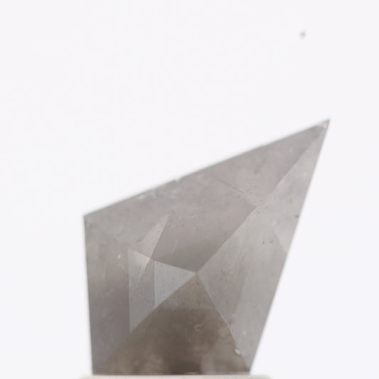 salt and pepper diamond ! 1.19 Ct 10.20 x 6.68 x 3.60 MM natural gray shield loose diamond for engagement ring for her
