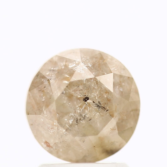 1.99 Carat Fancy Brown Round Shape Brilliant Cut Natural Loose Diamond