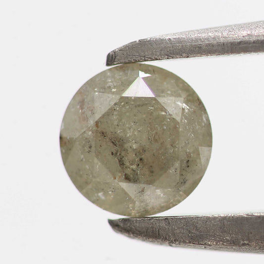 0.23 Carat Fancy Gray Round Shape Brilliant Cut Natural Loose Diamond