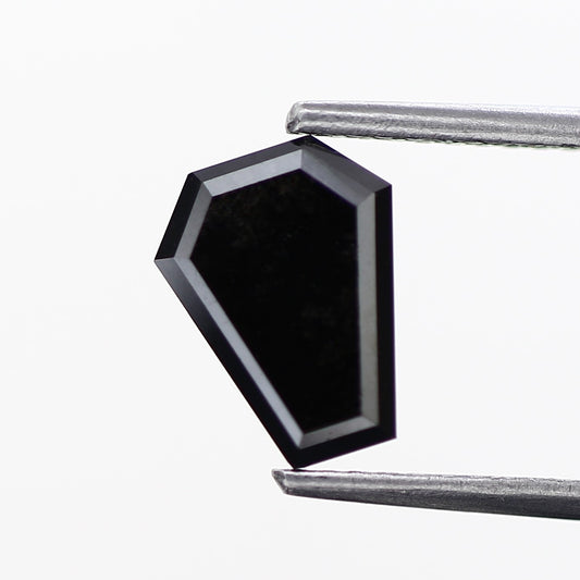 AAA Coffin Shape Fancy Black Natural Loose Diamond